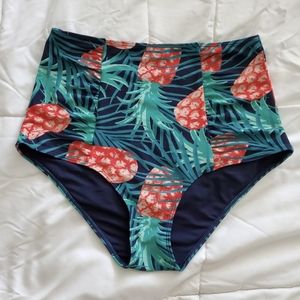 Aerie Hi-Rise Swim Bottoms Medium